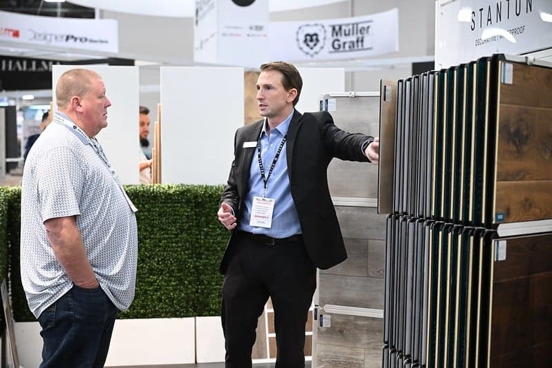 TISE show floor demonstration