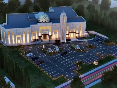 House of worship site rendering