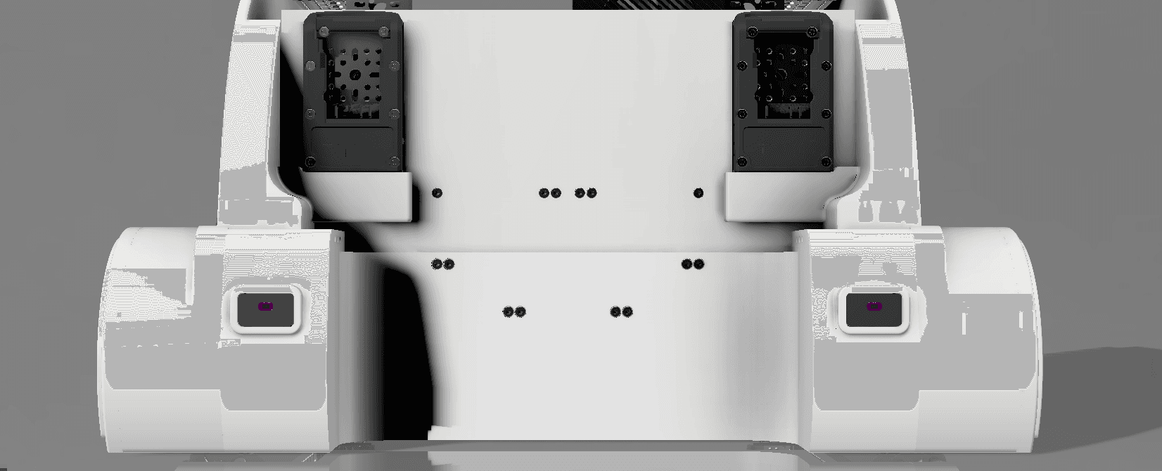 Tyler autonomous tiling robot rear view - industrial construction robotics