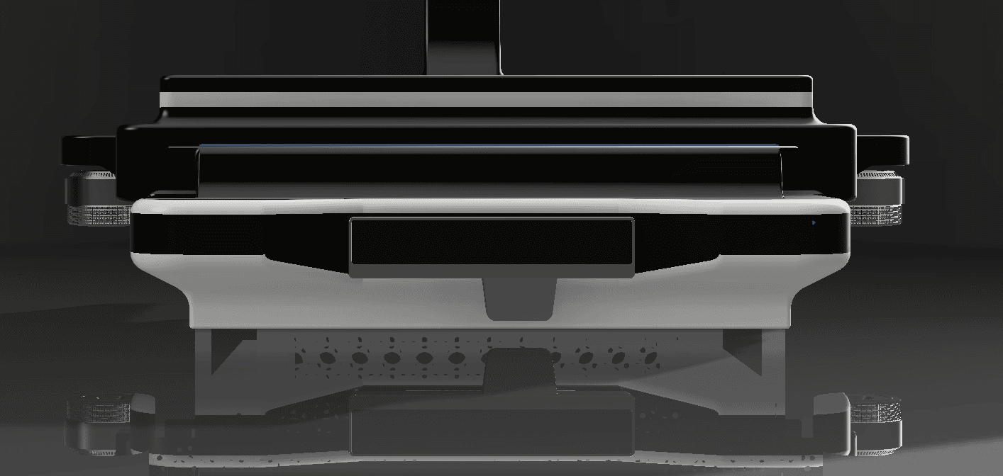 Tyler autonomous tiling robot front view - precision tile placement system